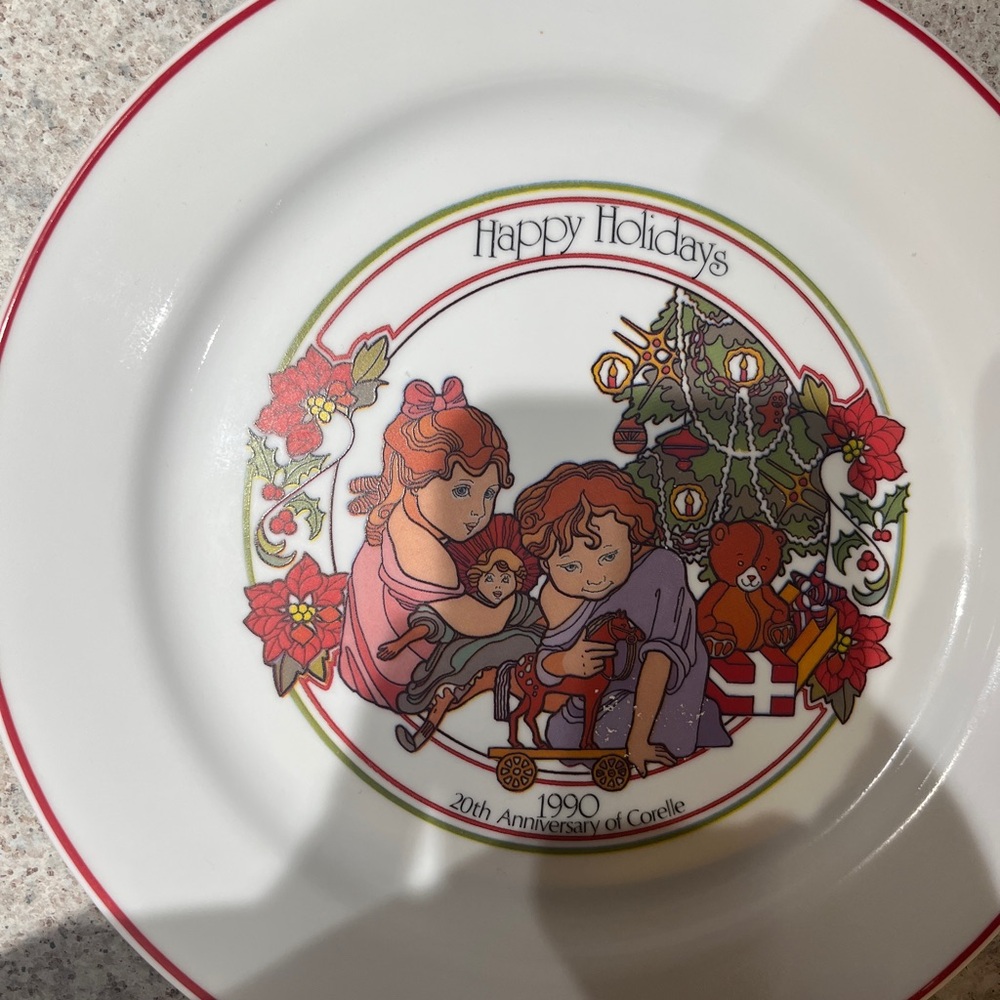 Happy Holidays Collectible Plate